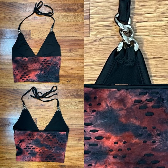 SHEIN Bundle Of 6 Tops Women’s Size XS Y2K 90’s Goth Grunge - Picture 11 of 16